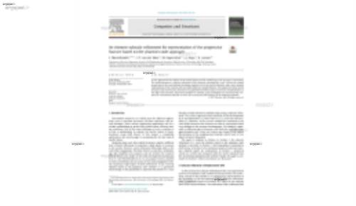 An element subscale refinement for representation of the progressive fracture based on the phantom node approach